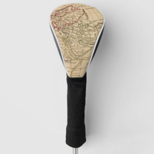 Classic World Map Golf Head Cover