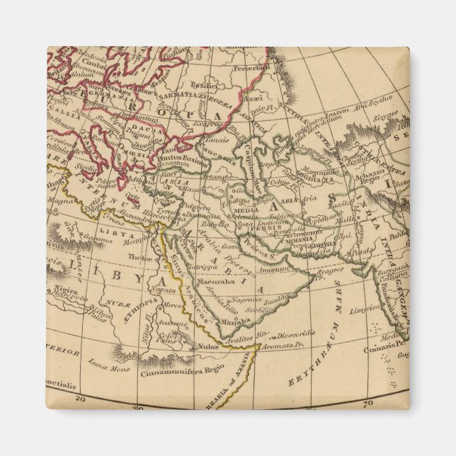 Classic World Map Magnet (Front)