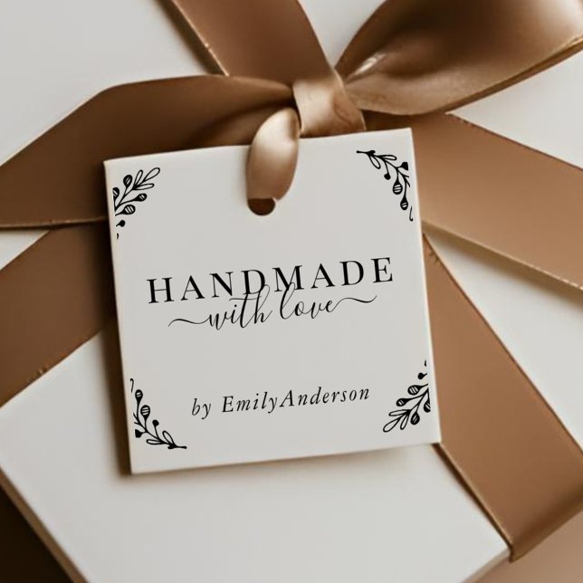 Classic Wreath Handmade with Love Product Self-inking Stamp (Creator Uploaded)