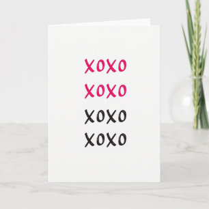Classic Xoxo I Love You Card