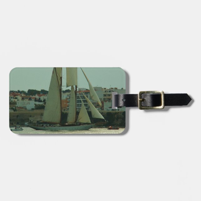 Classic Yacht Luggage Tag (Front Horizontal)