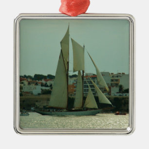 Classic Yacht Metal Tree Decoration