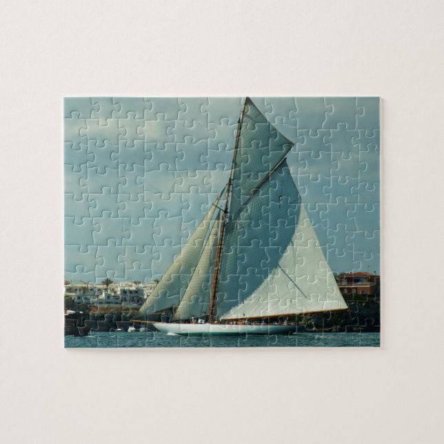 Classic Yacht Racing Jigsaw Puzzle (Horizontal)