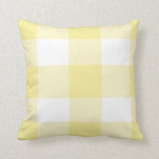 Classic Yellow Buffalo check Cushion