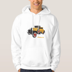Classic yellow car 1931 hoodie