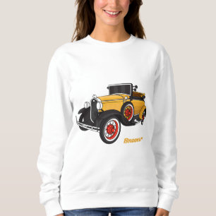 Classic yellow car 1931 sweatshirt