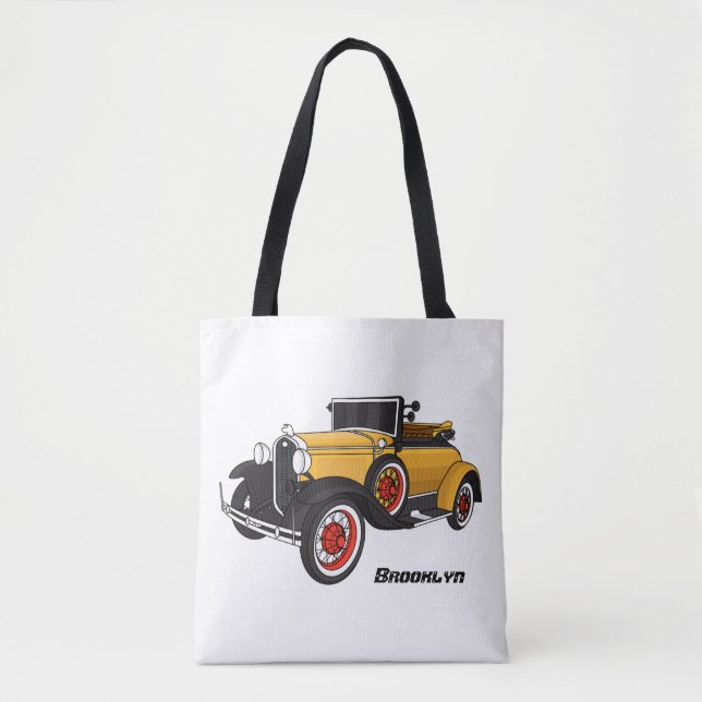 Classic yellow car 1931 tote bag (Front)