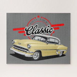 Classic Yellow Car Jigsaw Puzzle
