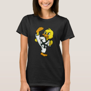 Classic Yellow Duck Animal Lover Karate Taekwondo T-Shirt
