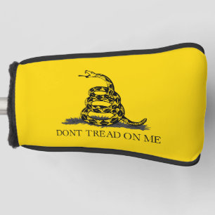 Classic Yellow Gadsden Flag Don't Tread on Me Golf Head Cover