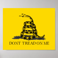 Classic Yellow Gadsden Flag Don't Tread on Me