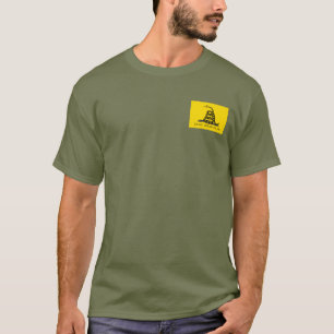 Classic Yellow Gadsden Flag Don't Tread on Me T-Shirt