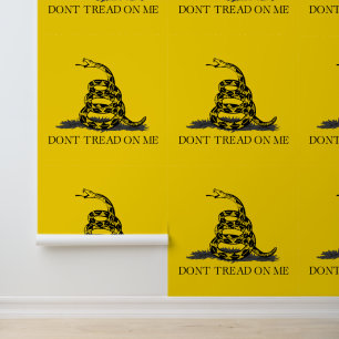 Classic Yellow Gadsden Flag Don't Tread on Me Wallpaper