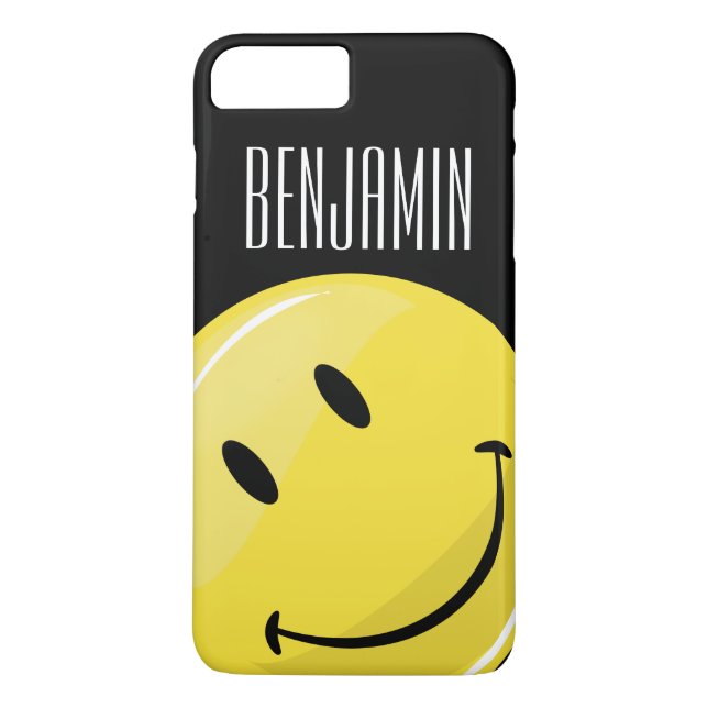 Classic Yellow Happy Face Case-Mate iPhone Case (Back)