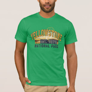 Classic Yellowstone National Park Geyser Establish T-Shirt