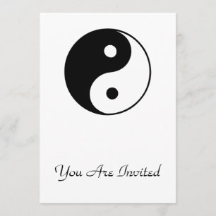 Classic Yin Yang Invitation