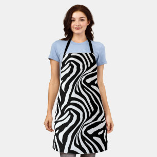 Classic Zebra Stripes Apron