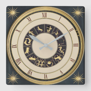 Classic Zodiac clock