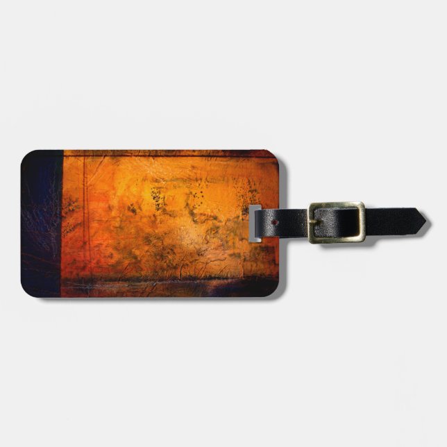 Classical Abstract Artwork Luggage Tag (Front Horizontal)