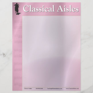 Classical Aisles Company Stationary Personalised Letterhead