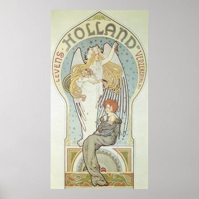 Classical Art Nouveau Holland Poster (Front)