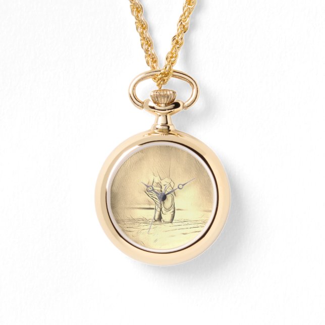 Classical  Ballet Shoes on Pointe Watch (Front)