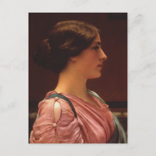 Classical Beauty by John William Godward Postcard