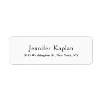 Classical Black & White Minimalist Professional