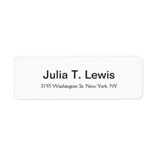 Classical Bold Text Elegant Plain Simple White