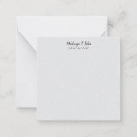 Classical Calligraphy Elegant Plain Simple Grey