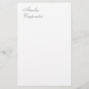Classical Calligraphy Minimalist Professional Stationery