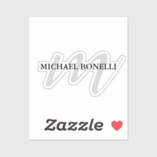 Classical calligraphy monogram professional