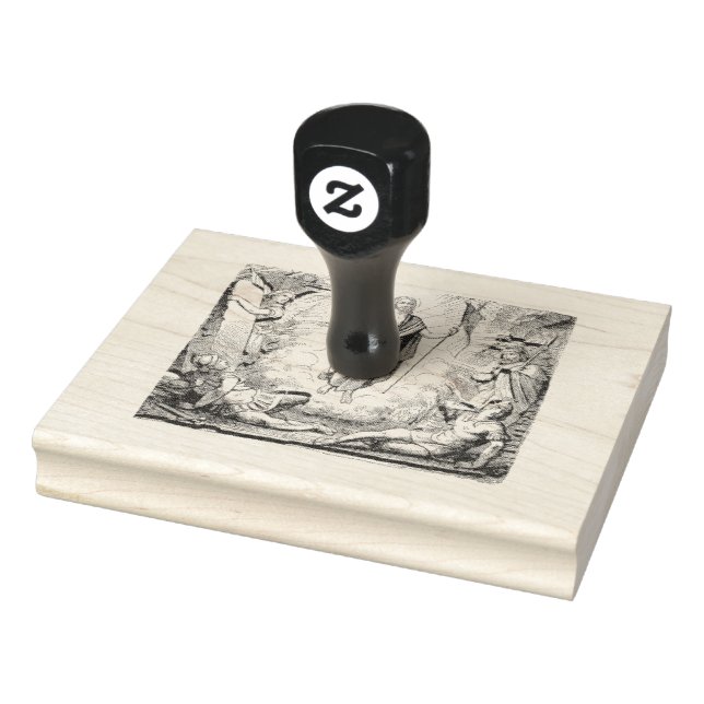 Classical Christian Art Rubber Stamp (Stamp)