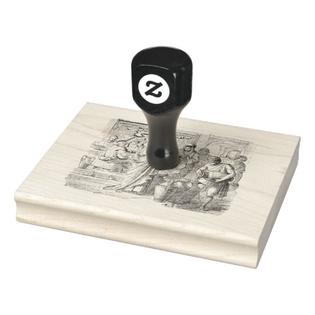 Classical Christian Art Rubber Stamp (Stamp)