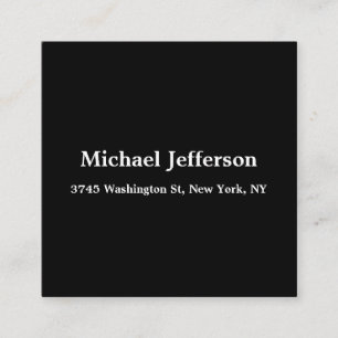 Classical Creative Trendy Black & White Enclosure Card