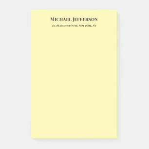 Classical Creative Trendy Cream Colour Post-it Notes