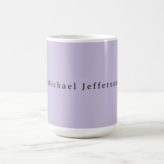Classical Creative Trendy Pastel Colour Minimalist Coffee Mug (Center)
