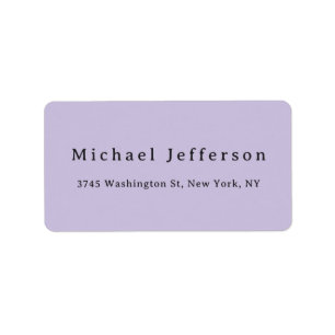 Classical Creative Trendy Pastel Colour Minimalist Label