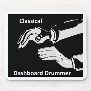 Classical Dashboard drummer wear Mouse Mat