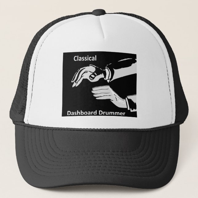 Classical Dashboard drummer wear Trucker Hat (Front)