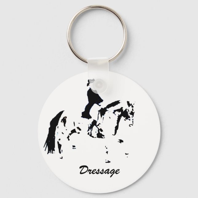 Classical Dressage 9 Key Ring (Front)