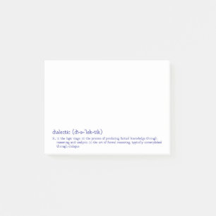 Classical Education Trivium Dialectic Stage   Blue Post-it Notes