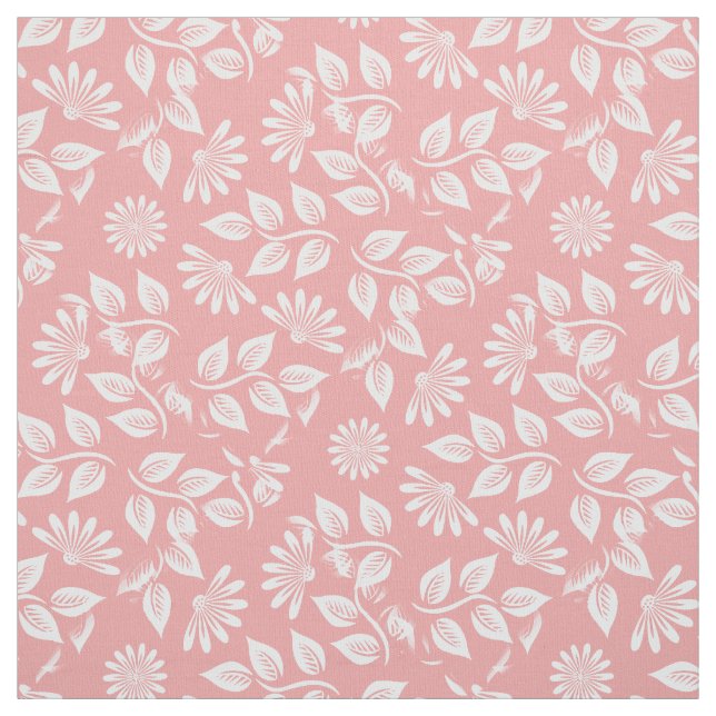 Classical Floral Pattern - Pick your colour! - Fab Fabric (Swatch)