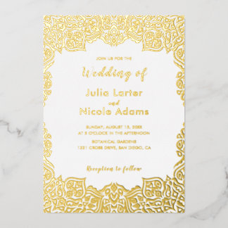 Classical Geometric Mandala Pattern Wedding