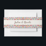 Classical Geometric Mandala Pattern Wedding Invitation Belly Band<br><div class="desc">Beautiful Invitation to celebrate Special occasions and festivals comes with digital and E-invitation as per your request. We would love to replicate our designs to make multiple products like rsvp cards, labels envelopes, and more. Customisation is available for ready to print on request at info@shamaurcreatif@gmail.com. Look Forward to hearing from...</div>