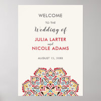 Classical Geometric Mandala Pattern Wedding