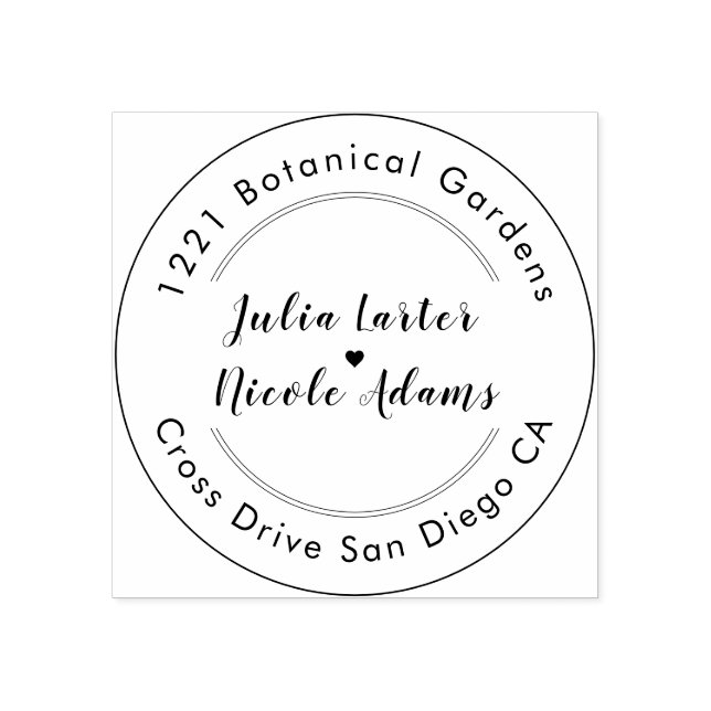 Classical Geometric Mandala Pattern Wedding Rubber Stamp (Imprint)