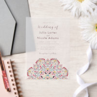 Classical Geometric Mandala Pattern Wedding