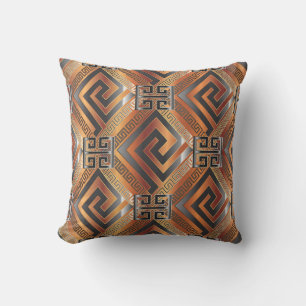Classical Golden Oriental Design Pattern Cushion