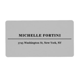 Classical Grey Minimalist Plain